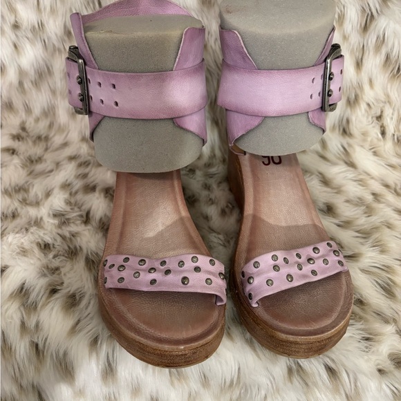 A.S.98 Lilac Wedge Size 37 - Picture 1 of 7